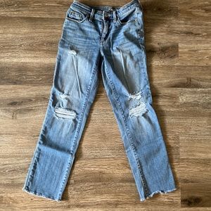 Universal thread high rise straight crop 00